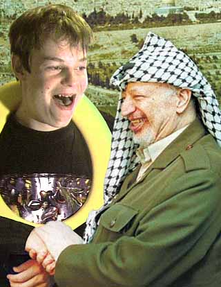 Arafat freut sich auf das Klobrillsche Reich mit DJ Klobrille als Kanzler.
