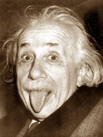 Albert Einstein streck die Zunge raus, Original