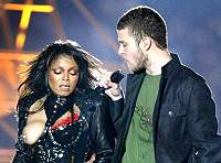 Superbowl Brust-Skandal von Janet Jackson, eine Nation steht unter Shock