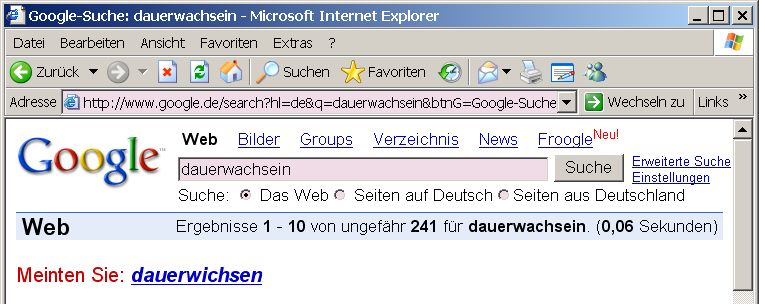 Bild des Monats September 2005